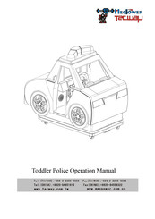 MecPower Tecway Toddler Police Operation Manual