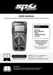 SP tools SP62015 User Manual