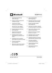 EINHELL CE-AP 18 Li Original Operating Instructions