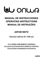 Onwa 43FHD19STV Operating Instructions Manual
