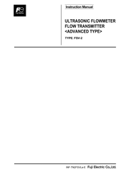 Fuji Electric Time Delta-C FSV-2 Instruction Manual