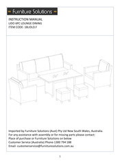 Furniture Solutions 18LIDLD.F Instruction Manual