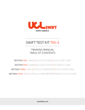 UCL SWIFT TEK-3 Training Manual