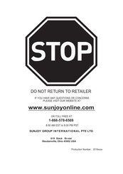 Sunjoy L-GZ704PST-B Assembly Instructions Manual