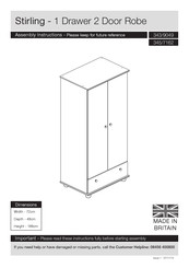 Argos Stirling 345/7162 Assembly Instructions Manual