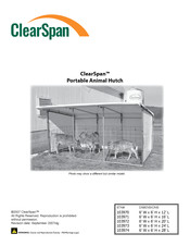 ClearSpan 103974 Manual