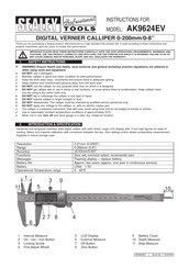 Sealey AK9624EV Instructions