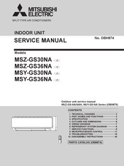 Mitsubishi Electric MSZ-GS30NA-U1 Service Manual
