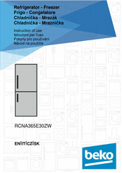 Beko RCNA365E30ZW Instructions Of Use