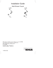 Kohler K-1098 Installation Manual