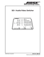 Bose SE-1 Service Manual