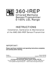 AMC AMC-360-IREP Instructions Manual
