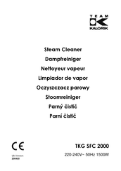 Team Kalorik TKG SFC 2000 Manual