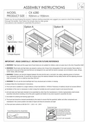 Flair Furnishings CK 6280 Assembly Instructions Manual