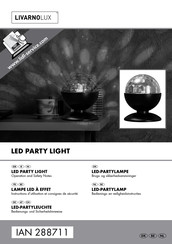 LIVARNO LUX 288711 Operation And Safety Notes
