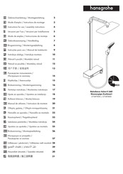 Hans Grohe Raindance Select E 360 Showerpipe EcoSmart 27287000 Instructions For Use/Assembly Instructions