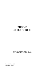 MacDon 2000-B Operator's Manual