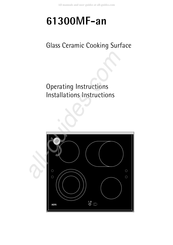 AEG 61300MF-an Operating And Installation Instructions