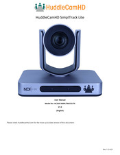 HuddleCamHD SimplTrack Lite User Manual