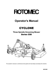 Rotomec CYCLONE C50-120SD Operator's Manual