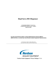 Nordson Sealant Equipment 801 Manual