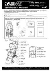 Combi Savvy Soho 2200 Series Instruction Manual