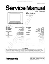 Panasonic TC-21FG20P Service Manual