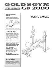 Gold's Gym GGBE2564.1 User Manual