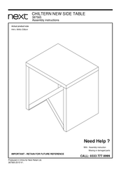 Next 387565 Assembly Instructions Manual