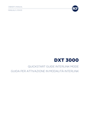 RCF DXT 3000 Owner's Manual