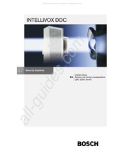 Bosch INTELLIVOX DDC LBC 3252/00 Installation Manual