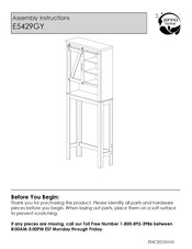 Zenna Home E5429GY Assembly Instructions Manual