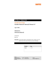 Bartec POLARIS II Remote 24