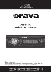 Orava AR-111A Instruction Manual