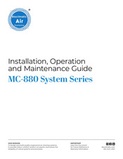 Bioclimatic MC8809-NR Installation, Operation And Maintenance Manual