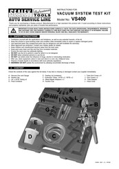 Sealey VS400 Instructions
