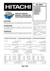 Hitachi CL28W35TAN Service Manual