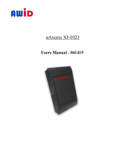 AWID uAxcess XJ-1023 User Manual