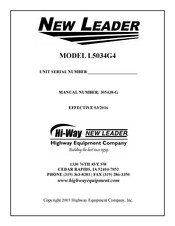 Hi-Way New Leader L5034G4 Manual