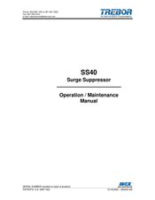 Trebor SS40 Operation & Maintenance Manual