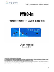 Digigram PYKO-in User Manual