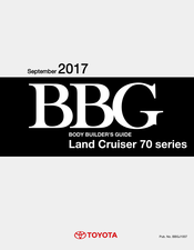 Toyota Land Cruiser 70 2017 Series Builder's Manual