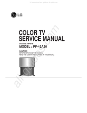 LG PF-43A20 Service Manual