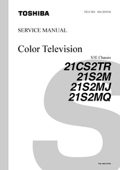 Toshiba 21CS2TR Service Manual