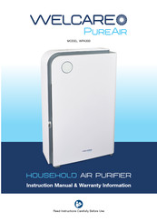 Welcare PUREAIR WPA300 Instruction Manual &  Warranty Information