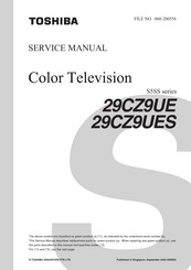 Toshiba 29CZ9UE Service Manual