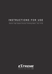 MicroNX Extreme ML-A150 Instructions For Use Manual