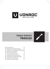 Vonroc TW501 Series Original Instructions Manual