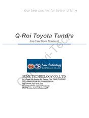 Sune Technology Q-Roi-MAIN-1404-017 Instruction Manual