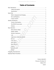 Adcom 721C Quick Start Manual